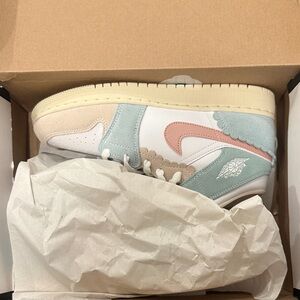 Jordan Air Mid SE Black and White Sneakers